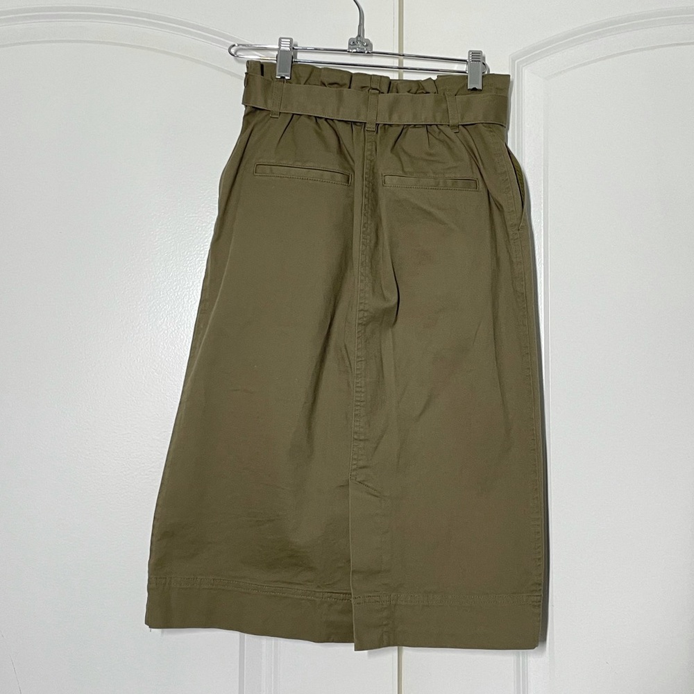 Uniqlo Tie Waist Paperbag Cotton Skirt size XS - Picture 11 of 15